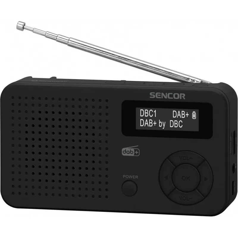 Sencor SRD 7210B DAB+ radio FM/BT/USB - musta