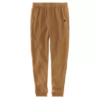 Carhartt miesten Hamilton Brown collegehousut - 13 oz raskas puuvilla-polyesterisekoite, istuvuus regular tapered, joustava vyötärönauha kiristysnyörillä, ribbineulokset, sivu- ja takataskut, brodeerattu C-logo