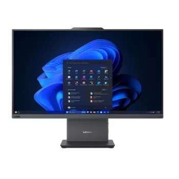 Lenovo neo 50a G6 All-in-One-tietokone, 27 tuuman FHD kosketusnäyttö, Intel Core Ultra 7 256V, 16GB RAM, 512GB SSD, Windows 11 Pro, Luna Grey