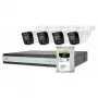 ABUS Security-Center TVVR33843T täydellinen paketti 4 analogisella mini-tuubikameralla ja tallentimella