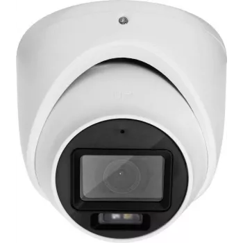 ABUS Security-Center TVCC55512 4MP ulko-IP-pallokamera PoE:lla, 2,8 mm objektiivi, 100° laajakulma, 30 m IR, IP67, H.265, MicroSD-paikka