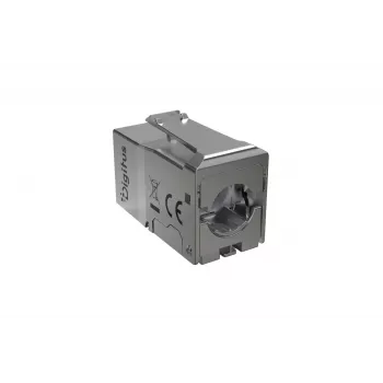 DIGITUS Keystone-moduuli Cat. 6A, suojattu, työkaluton, RJ45, hopea