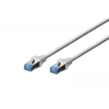 DIGITUS Ecoline Cat5e UTP verkkokaapeli RJ-45 - RJ-45, 0,5 m, harmaa, LSZH, snagless, Gigabit Ethernet