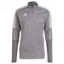adidas Tiro 21 harjoitustakki Grey Four/musta 2XL GH7301