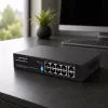 Esperanza 10-porttinen PoE+ kytkin 10/100/1000 120W MATRIX ENS108