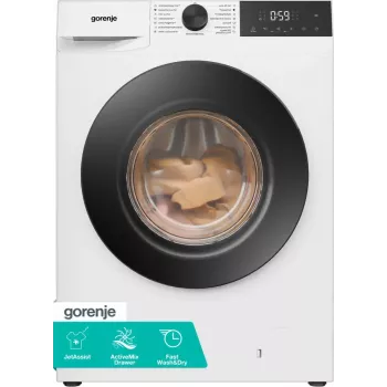 Gorenje WDG2PS954A1D2/PL pesukone kuivausrummulla, 9 kg pesu / 6 kg kuivaus, 1400 kierr./min, energiatehokkuusluokka A, valkoinen