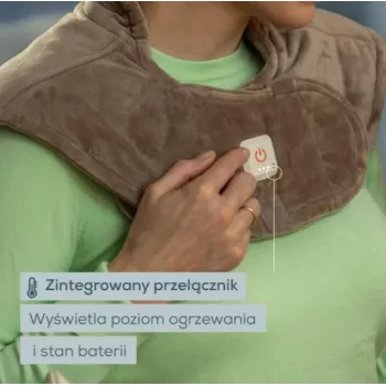 Beurer HK 165 Huggy lämpötyyny Smokey Taupe
