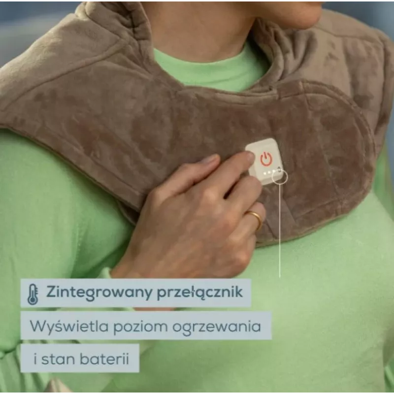 Beurer HK 165 Huggy lämpötyyny Smokey Taupe