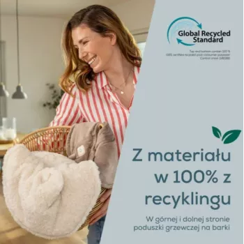 Beurer HK 165 Huggy Creme lämpötyyny | 3 lämpötasoa, pestävä, Beurer Safety System
