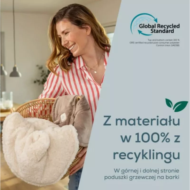 Beurer HK 165 Huggy Creme lämpötyyny | 3 lämpötasoa, pestävä, Beurer Safety System