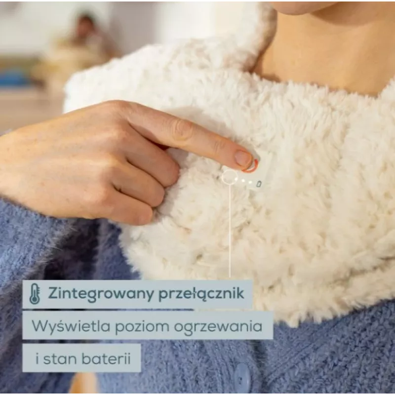 Beurer HK 165 Huggy Creme lämpötyyny | 3 lämpötasoa, pestävä, Beurer Safety System