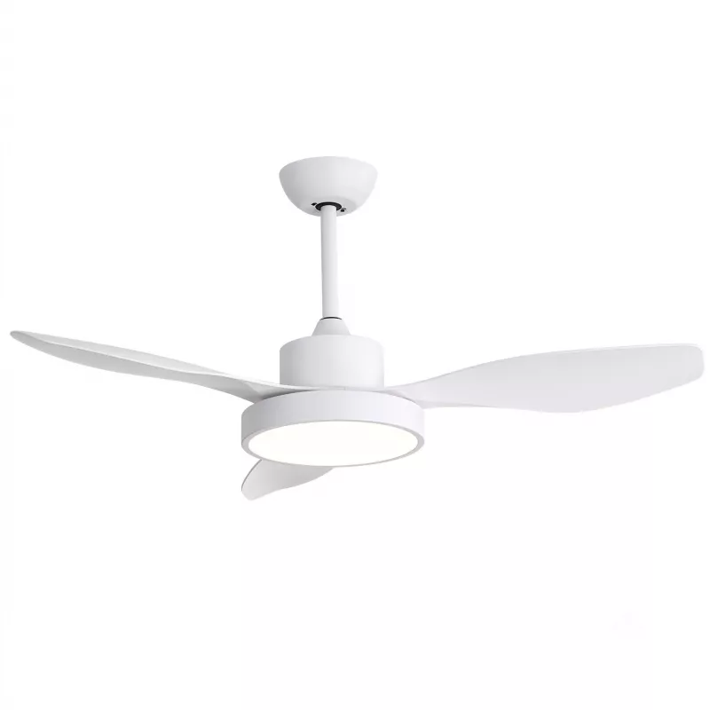 Extralink Aero Breeze 47 Smart WiFi kattotuuletin, valkoinen, sovellusohjaus, 119 cm