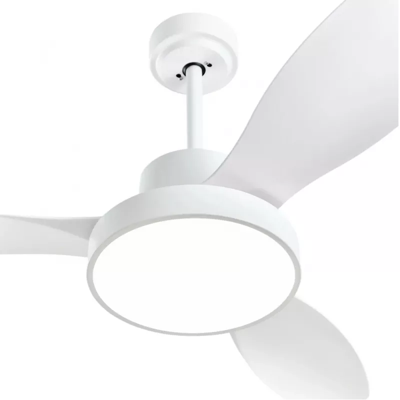 Extralink Aero Breeze 47 Smart WiFi kattotuuletin, valkoinen, sovellusohjaus, 119 cm