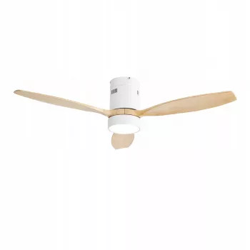 Extralink Nature Flow 52 Smart WiFi kattotuuletin, puu, 132 cm, sovellusohjaus