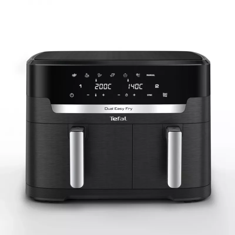 Tefal ActiFry Dual Motion kiertoilmakypsennin EY9428E 1,7 kg musta