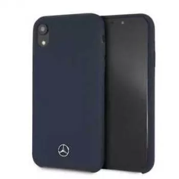 Mercedes-Benz Apple iPhone XR nestemäinen silikonikotelo laivastonsininen
