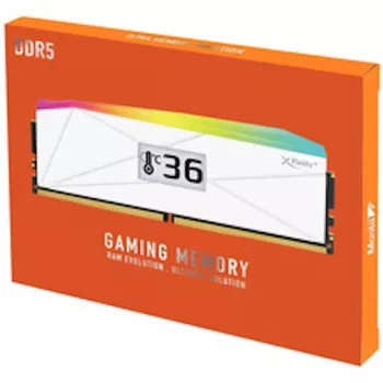 V-Color Manta XFinity+ aRGB DDR5-8000 RAM, CL40, EXPO - 32 GB Dual-kit, valkoinen
