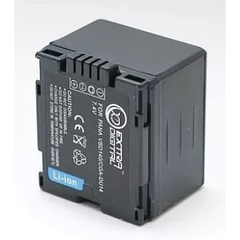 EXTRA DIGITAL Panasonic CGA-DU14 vara-akku 7,2V 1360mAh Li-ion D-sarjan videokameroille