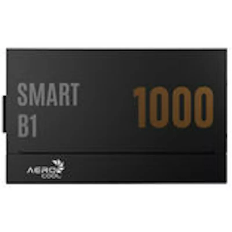 Aerocool Smart B1 80 PLUS Bronze virtalähde, PCIe 5.1, ATX 3.1 - 1000 wattia, musta