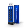 iStorage datAshur PRO+A 128GB USB 3 -muistitikku, 256-bit (IS-FL-DA3A-256-128)