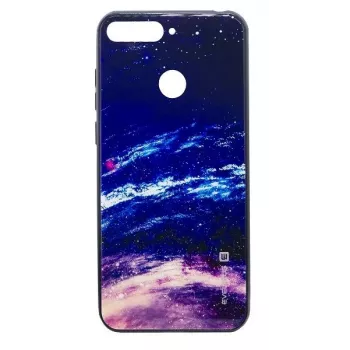 Evelatus Samsung Galaxy A7 (2018) takasuojalasi-kotelo - tähtiyö