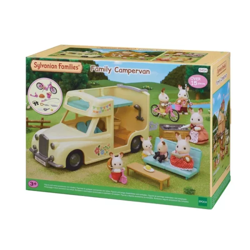 EPOCH Sylvanian Families asuntoauto-leikkisarja - perheen retkeilyajoneuvo