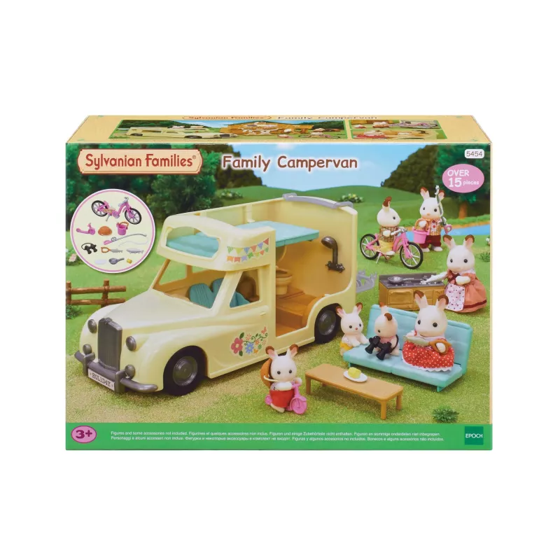 EPOCH Sylvanian Families asuntoauto-leikkisarja - perheen retkeilyajoneuvo