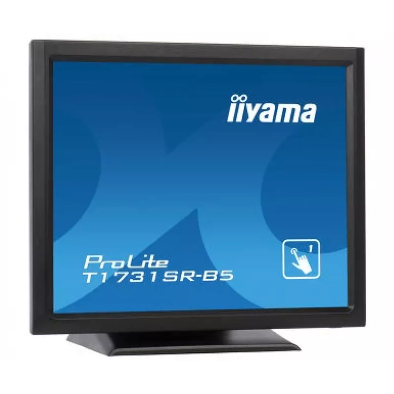 Iiyama ProLite T1731SR-B5 17 tuuman SXGA 5:4 resistiivinen kosketus-LED-näyttö - musta