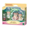 Sylvanian Families kauriinvasat kukkakeinulla leikkisetti