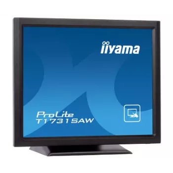 Iiyama ProLite T1731SAW-B5 17 tuuman LED-kosketusnäyttö - SXGA 1280x1024, TN, SAW, DVI/VGA, USB, kaiuttimet, musta