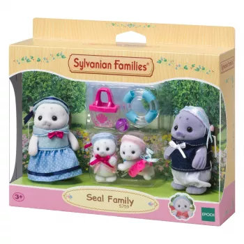 Sylvanian Families hyljeperhe figuurisarja - Glenn, Amanda & Baby Nicola tarvikkeilla