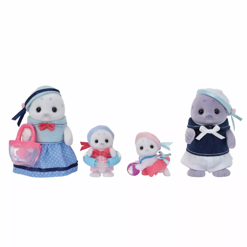 Sylvanian Families hyljeperhe figuurisarja - Glenn, Amanda & Baby Nicola tarvikkeilla