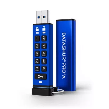 iStorage datAshur PRO+A 64GB USB 3 flash-asema, 256-bit (IS-FL-DA3A-256-64)