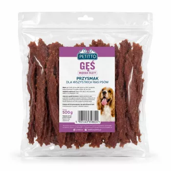 PETITTO pehmeät hanhenfileet koirille 500g