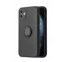 iLike Apple iPhone 13 Pro Max silikoninen rengaskotelo, musta