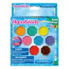 EPOCH Aquabeads glitterhelmet täydennyssarja - 800 helmeä 8 värissä