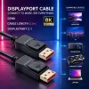 QOLTEC DisplayPort-kaapeli M/M v2.1 54G 0,5 m