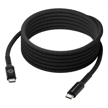 dbramante1928 Copenhagen USB-C - USB-C punottu kaapeli 1m musta