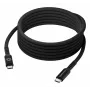 dbramante1928 Copenhagen USB-C - USB-C punottu kaapeli 1m musta