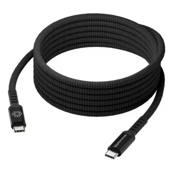 dbramante1928 Copenhagen USB-C - USB-C punottu kaapeli 1m musta