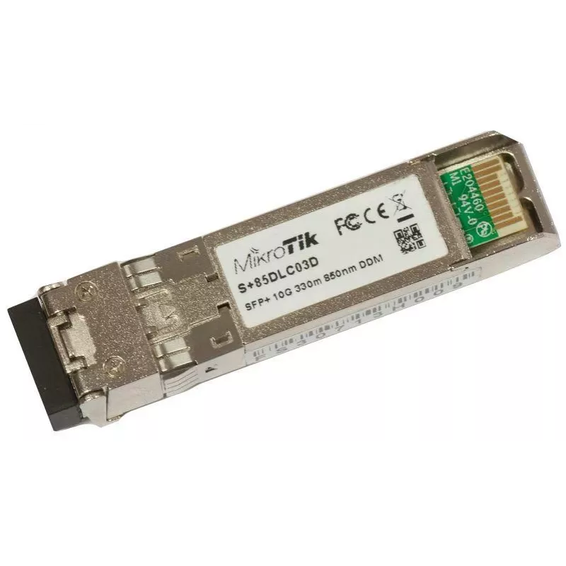 MikroTik S+85DLC03D 10G SFP+ 850nm monimuoto LC-lähetin-vastaanotin, 300m