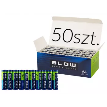 AA LR6 Super Alkaline paristo 50 kpl:n pakkaus suurpakkaus – 1,5V pitkäkestoinen energia