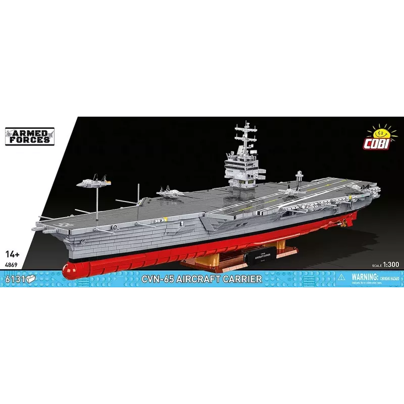 COBI 6131 PCS HC WWII /4869/ CVN-65 lentotukialus rakennussarja