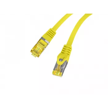 LANBERG Cat.6A S/FTP LSZH kupari-patch-kaapeli 20m keltainen Fluke tarkastettu