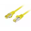 LANBERG Cat.6A S/FTP LSZH kupari-patch-kaapeli 20m keltainen Fluke tarkastettu