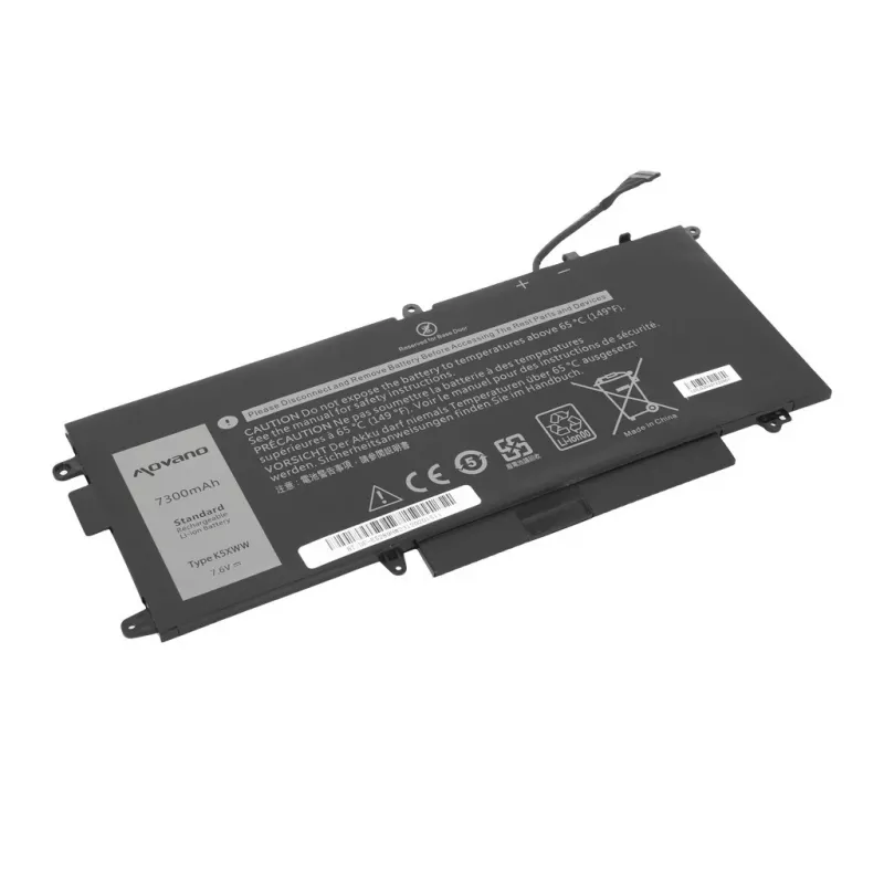 MOVANO akku K5XWW Dell Latitude 5289 7390 2-in-1 - 7300 mAh (55 Wh)