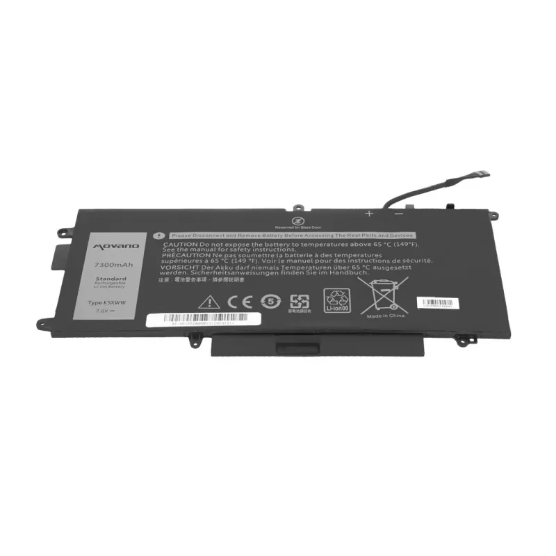 MOVANO akku K5XWW Dell Latitude 5289 7390 2-in-1 - 7300 mAh (55 Wh)