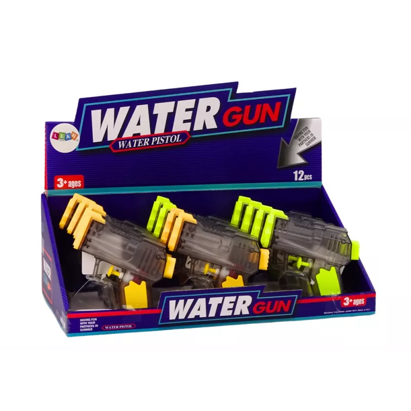 LEAN TOYS pieni vesipyssy läpinäkyvä keltainen oranssi