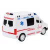 LEAN TOYS 1:16 RC-ambulanssi valolla ja äänellä - valkoinen