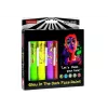 LEAN TOYS kasvomaalaussarja neon fluoresoivat kynät 6 kpl